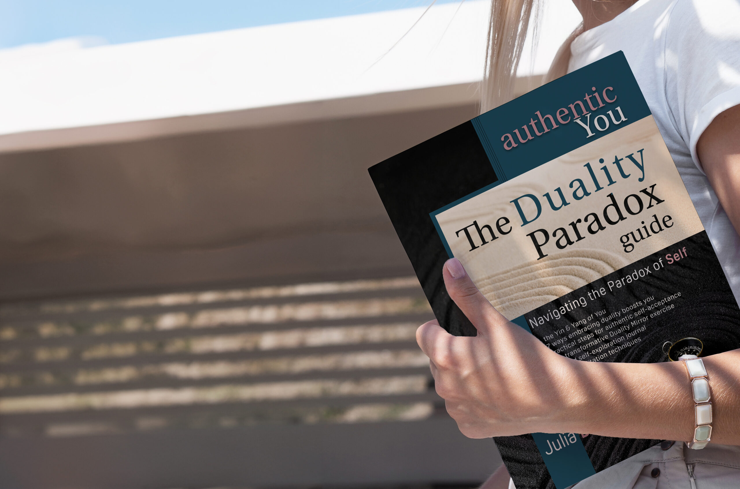 The Duality Paradox Guide is a comprehensive workbook designed to help you embrace your whole self, including your internal contradictions while exploring and embracing the full spectrum of your human experience. This practical tool helps you make sense of conflicting emotions, thoughts, and seemingly contradictory aspects of your personality, fostering greater self-awareness, acceptance, and personal growth.